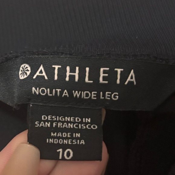 Athleta Black Boot Cut Flare Pants - Picture 6 of 9